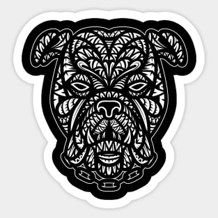 Mad Bulldog Tribal Sticker